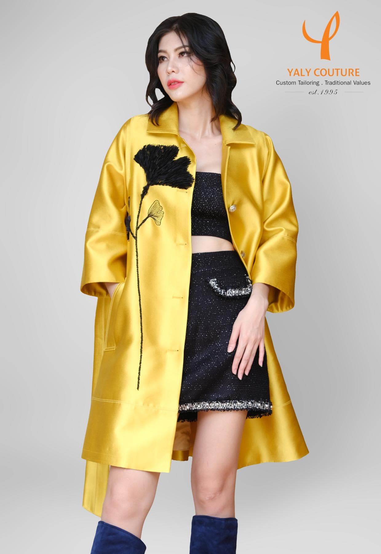 STYLISH YELLOW COAT