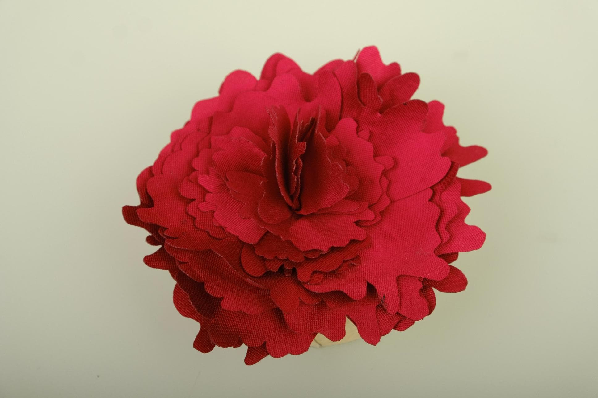 HAND-CRAFTED BROCADE CARNATION BLOOMS