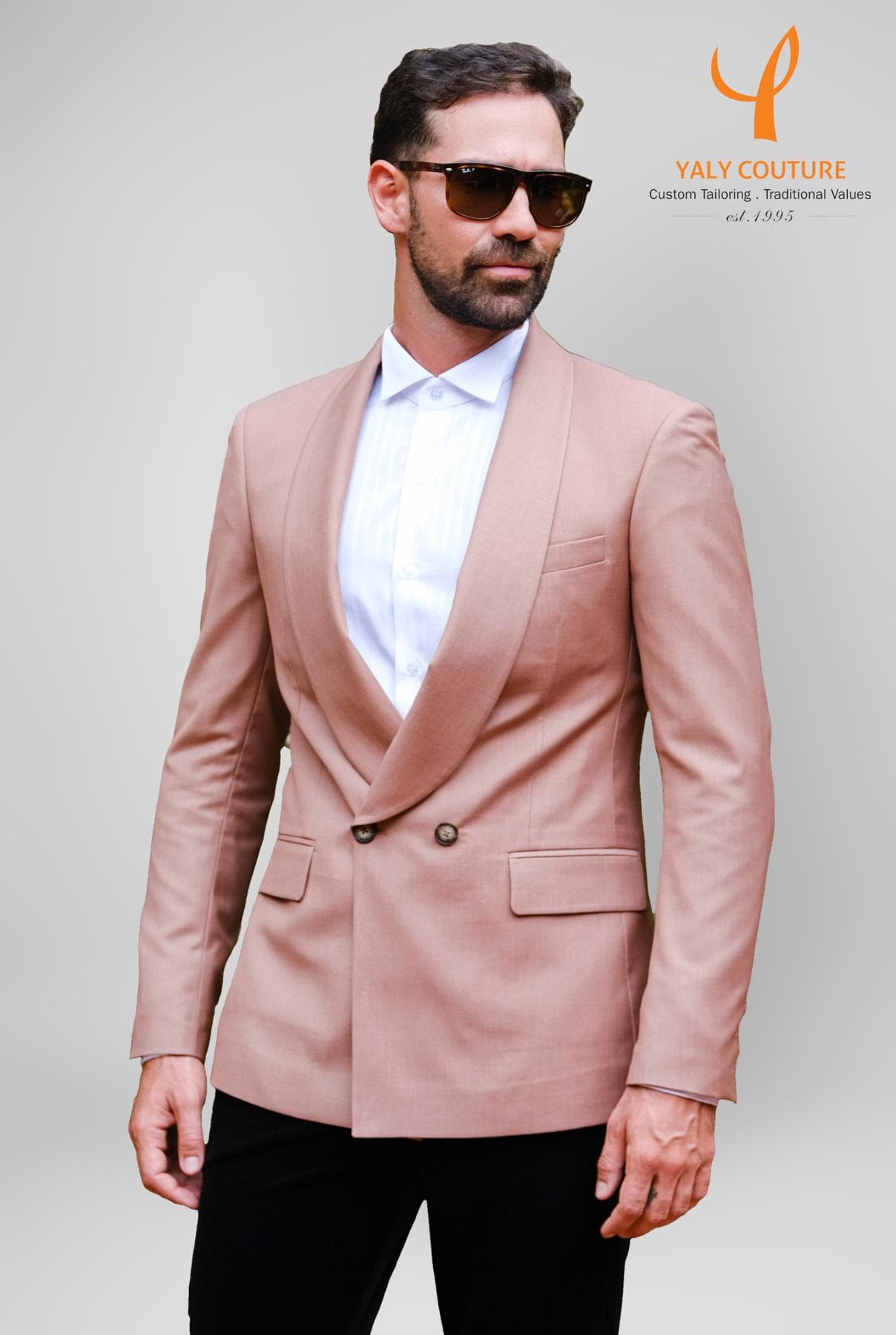 ÁO JACKET VẢI Ý CỔ BAU SAM