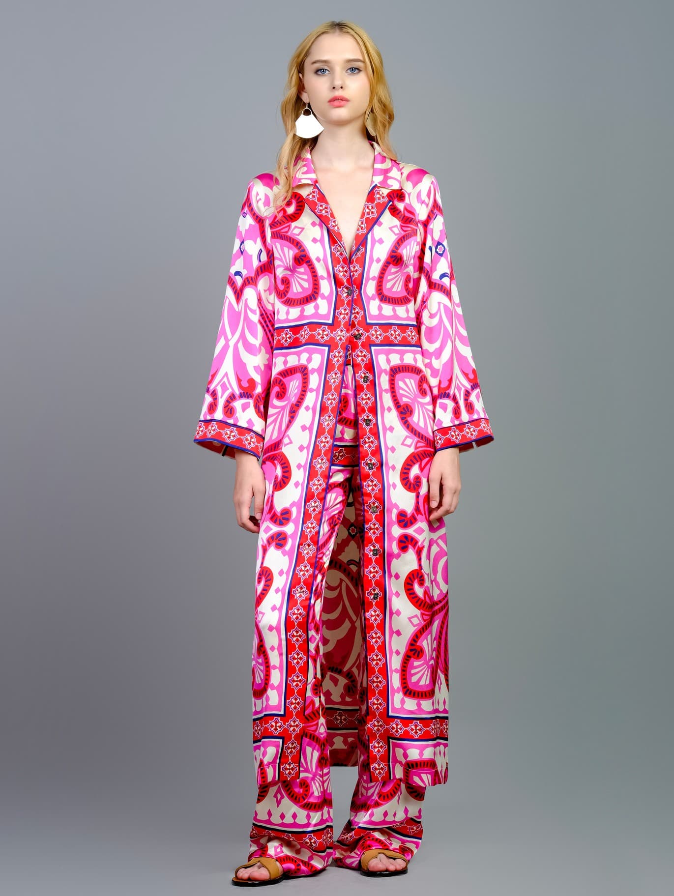 SERENETY SHIRT DRESSING GOWN SET