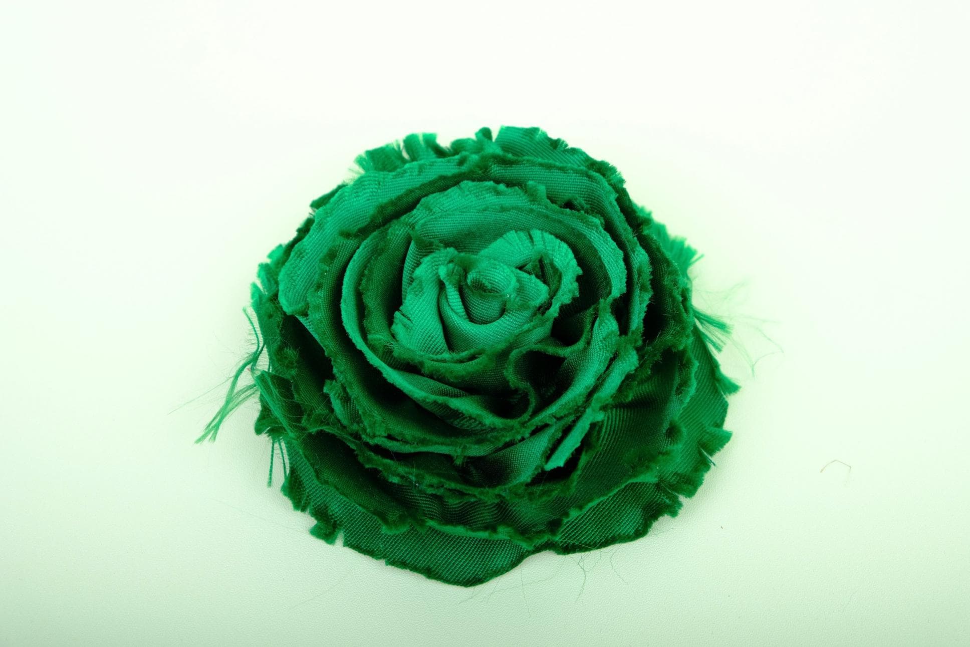 BRIGHT HAND-CRAFTED BROCADE ROSE BUDS