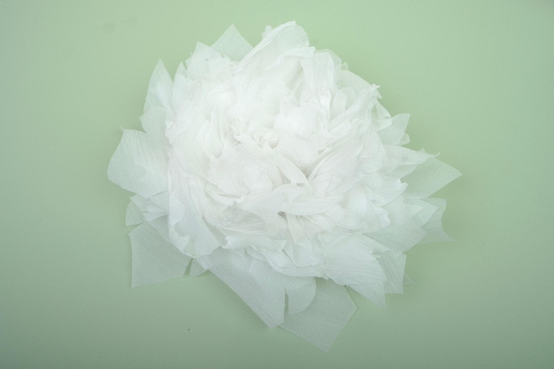 PRETTY HANDMADE WHITE PEONY FLOWERS