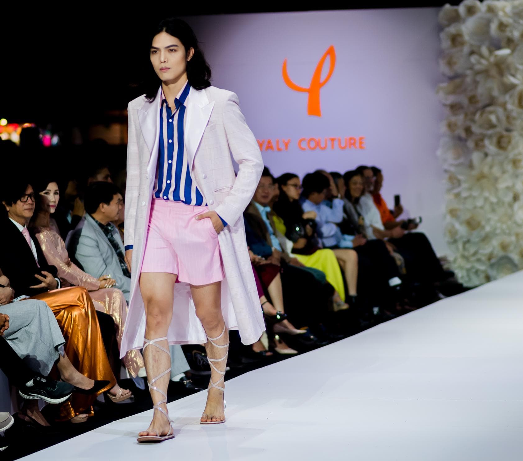 ÁO KHOÁC  DÀI CARO VẢI LINEN