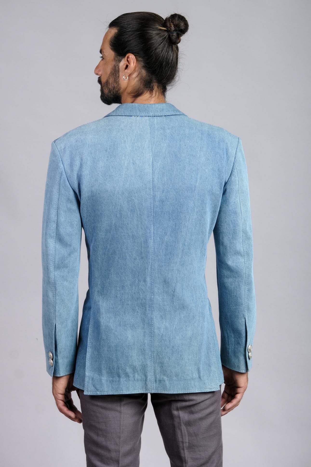 TIE-DIE BLUE DENIM JACKET