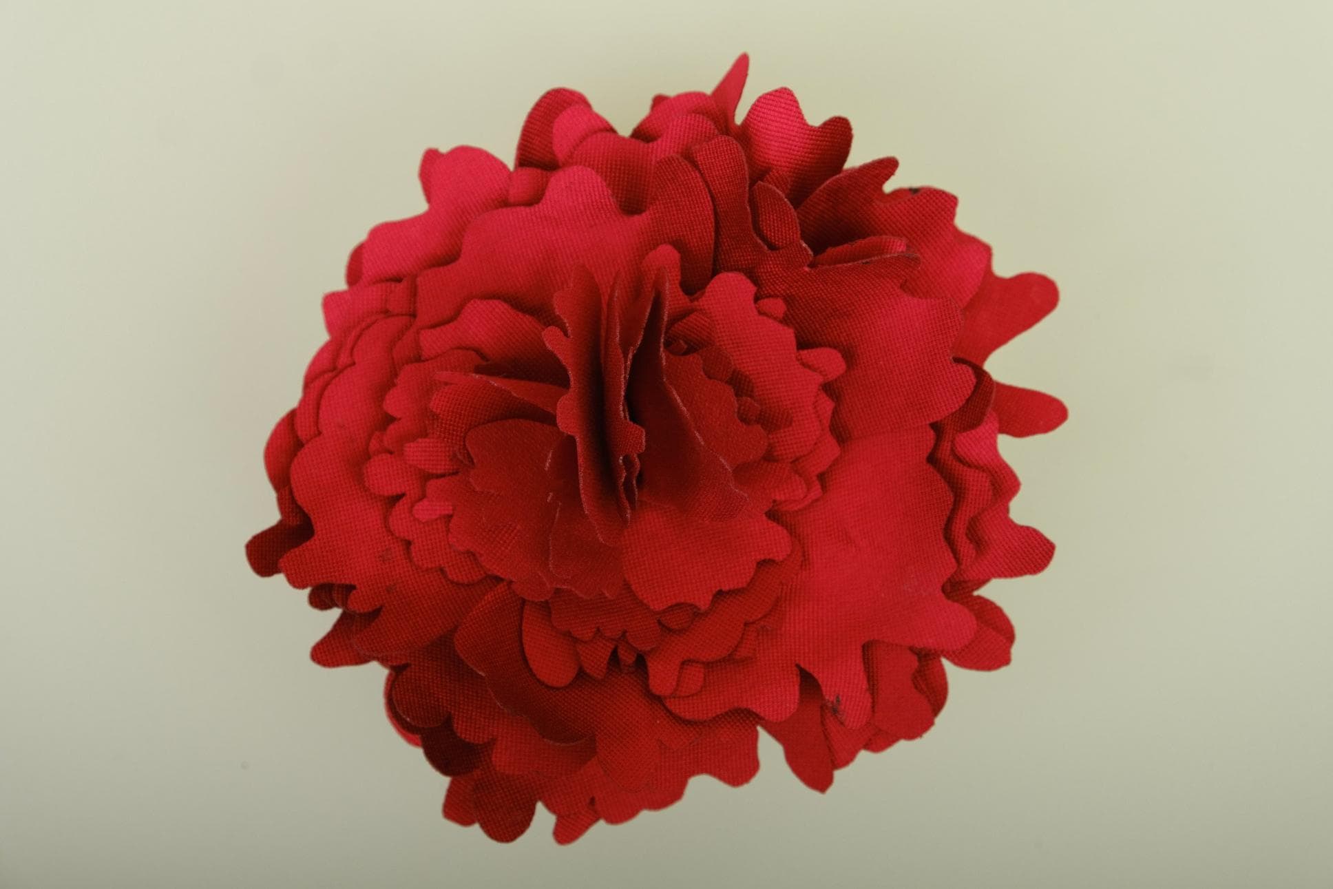 HAND-CRAFTED BROCADE CARNATION BLOOMS