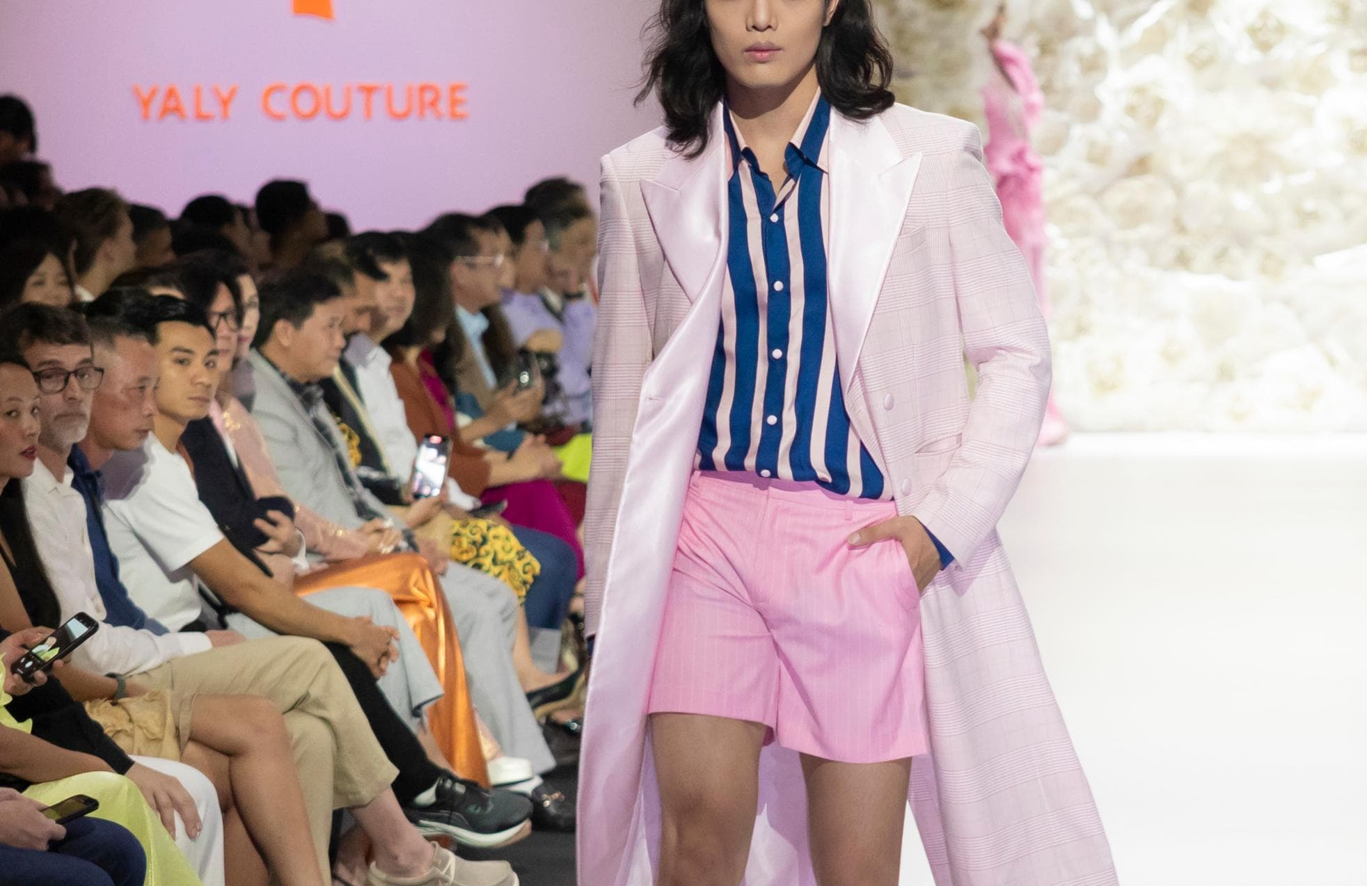 ÁO KHOÁC  DÀI CARO VẢI LINEN