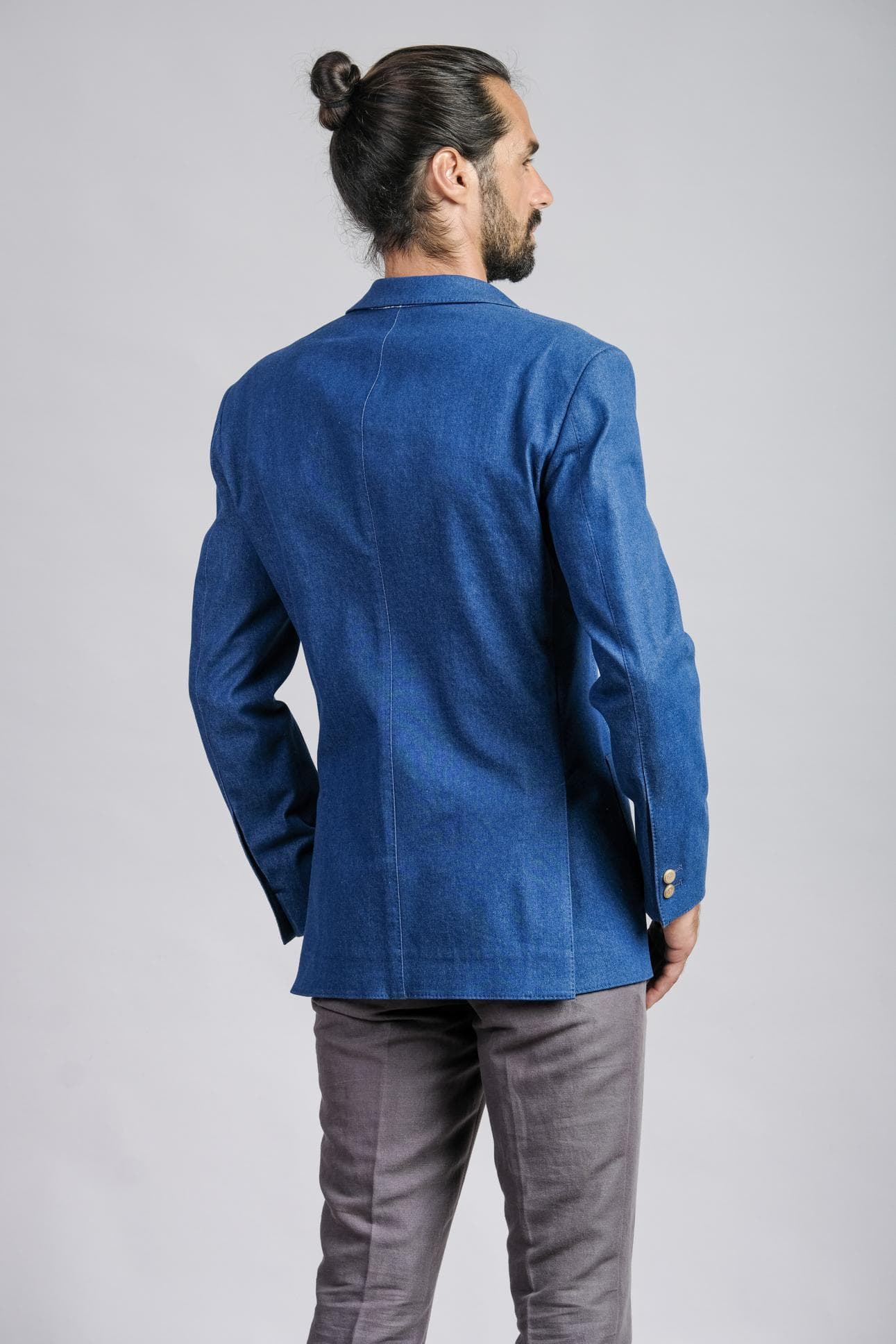 JACKET JEANS TÚI ĐẮP NGOÀI
