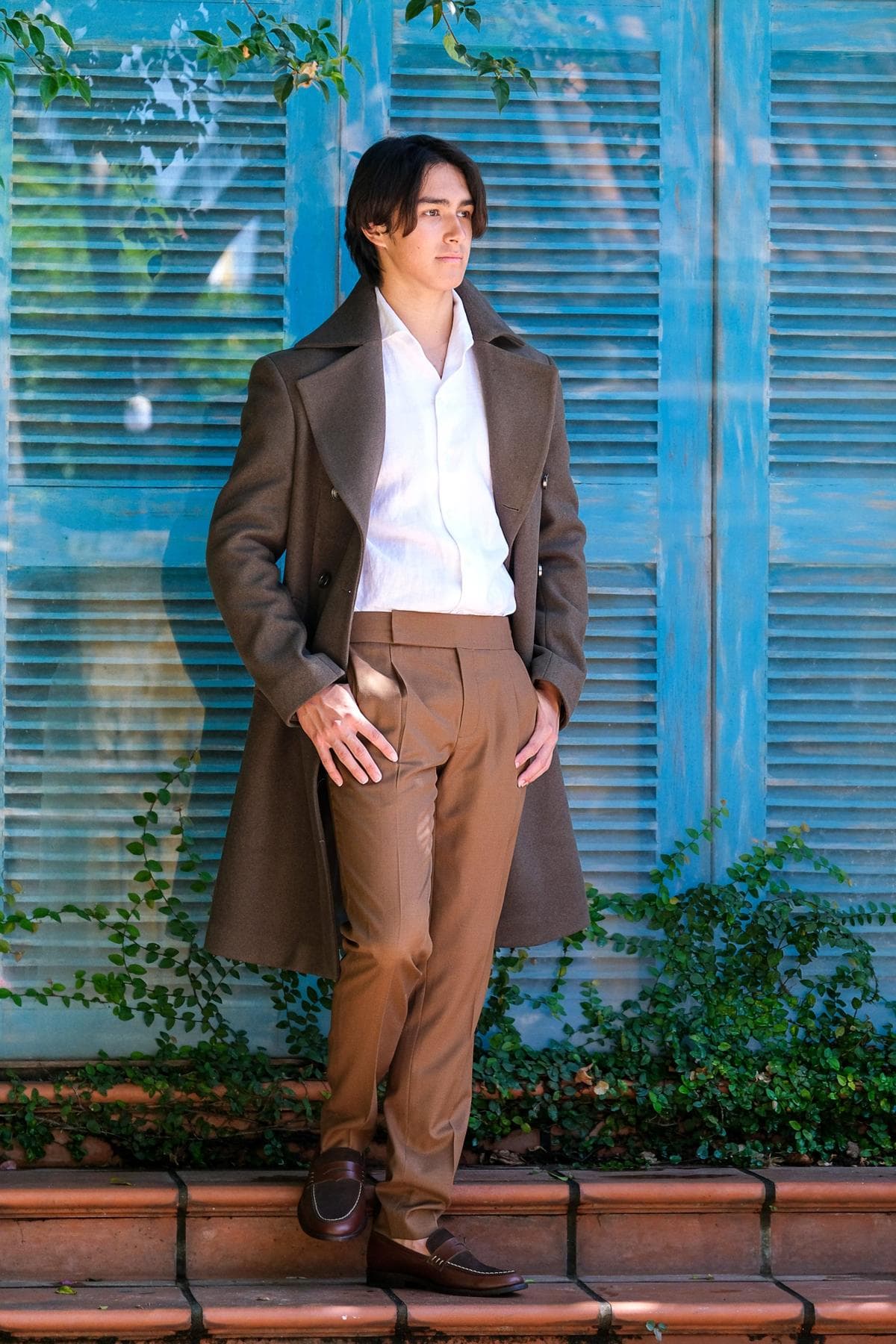 ÁO CHOÀNG CASHMERE MOKA