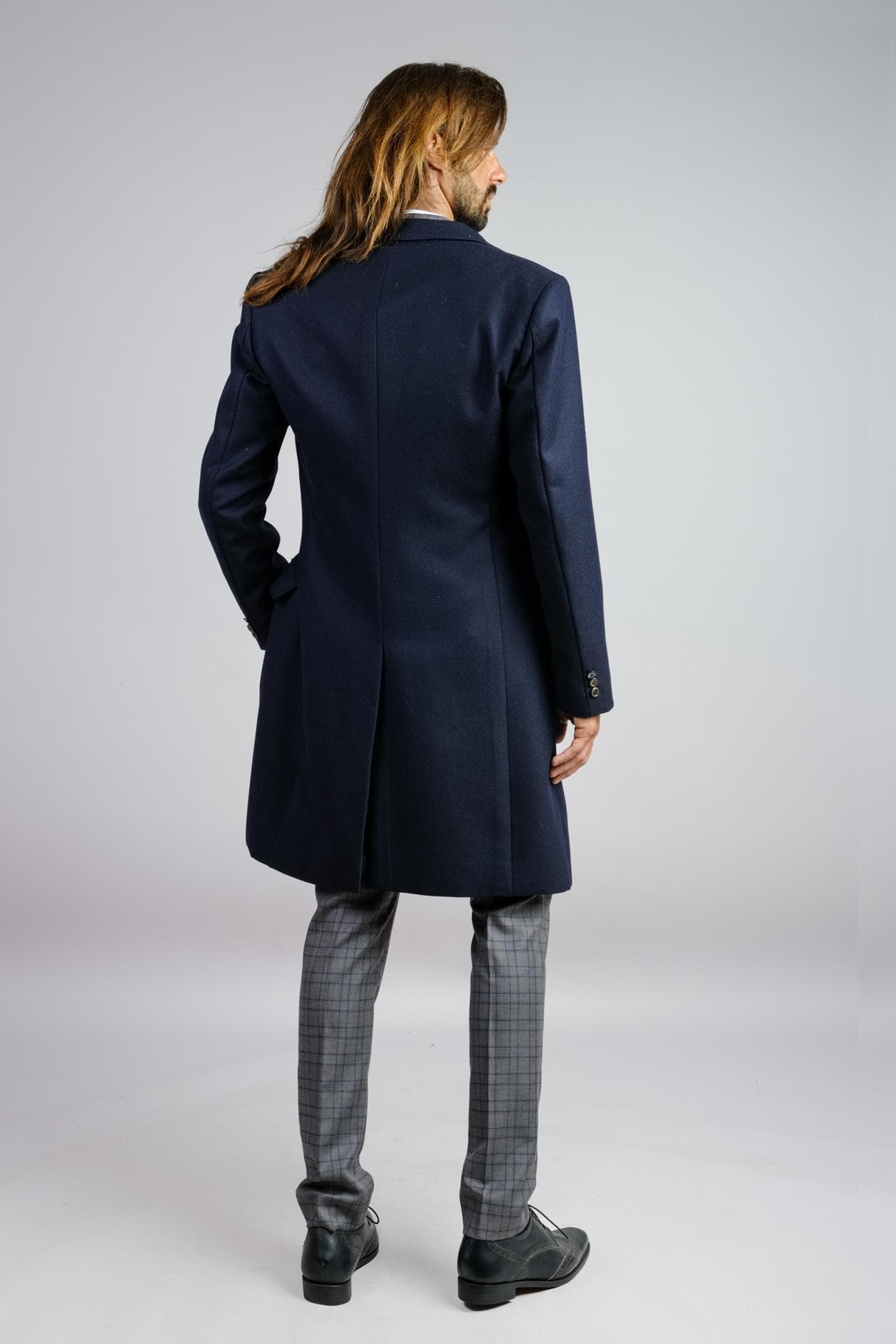 TIMELESS NAVY OVER COAT