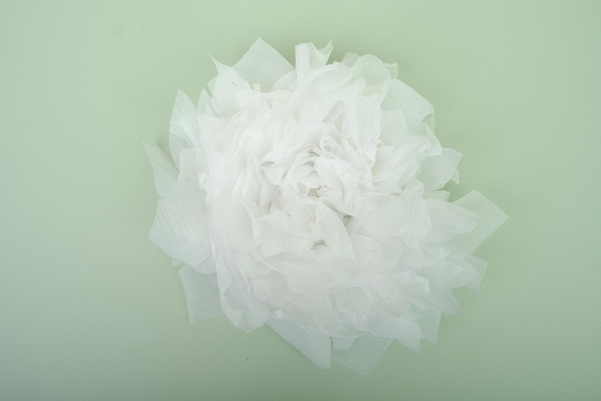 PRETTY HANDMADE WHITE PEONY FLOWERS