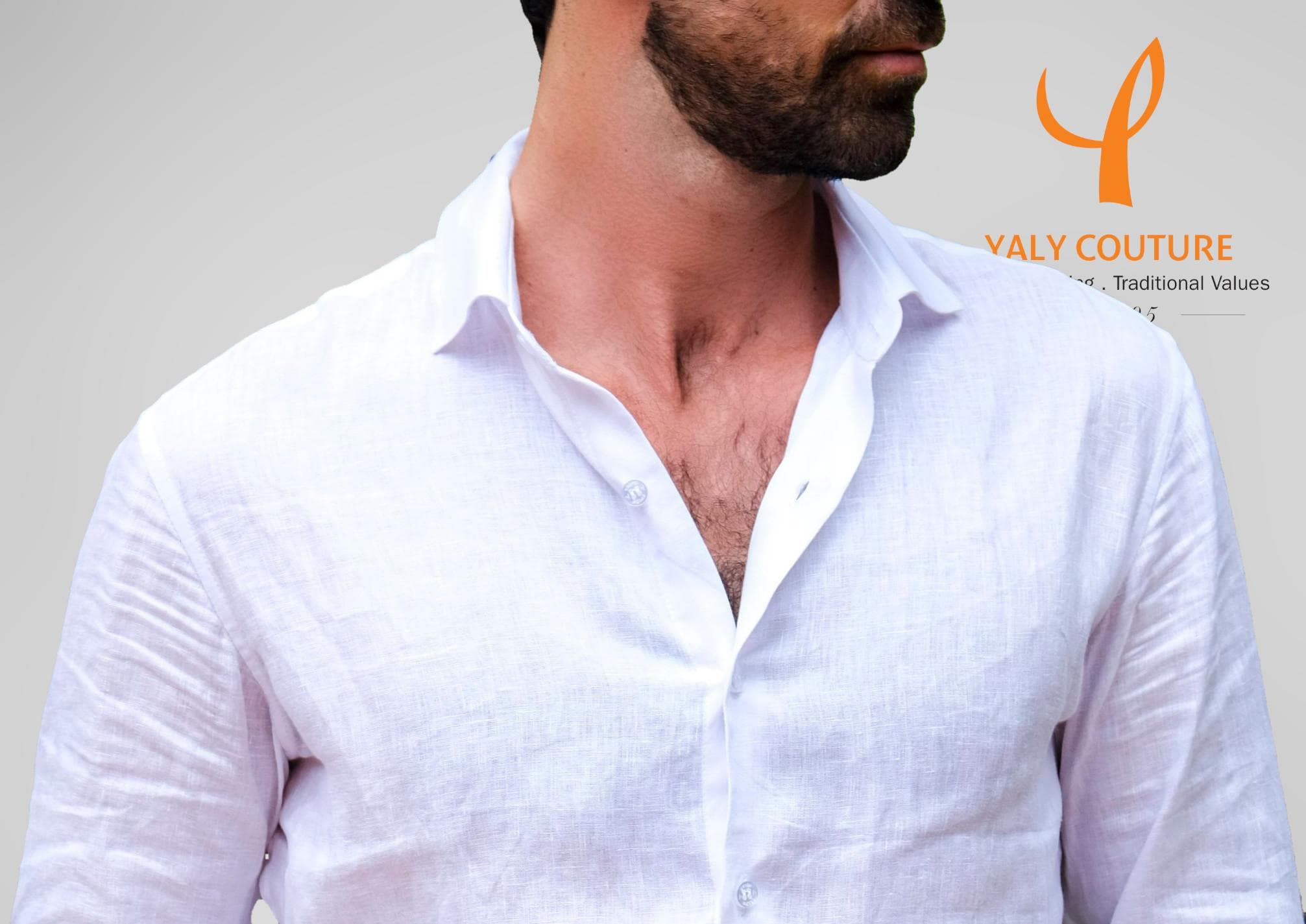 CLASSIC WHITE LINEN SHIRT