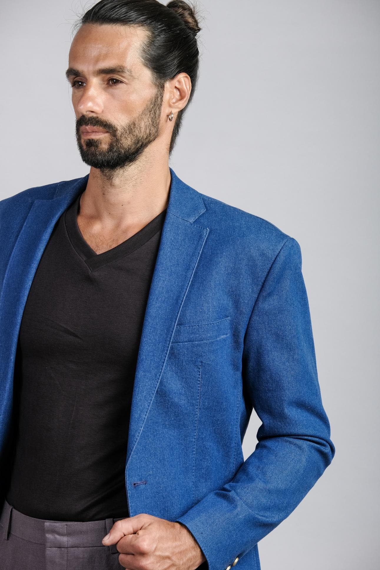 JACKET JEANS TÚI ĐẮP NGOÀI