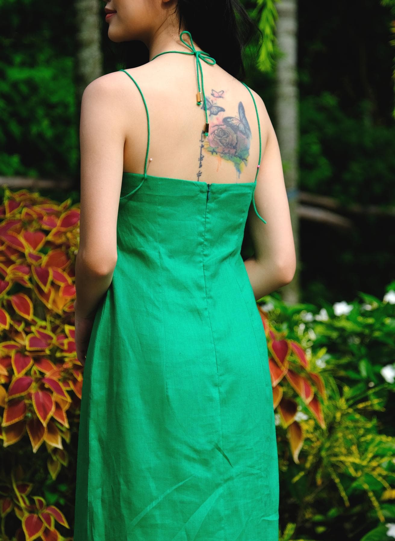 STYLISH HALTERNECK SUNDRESS
