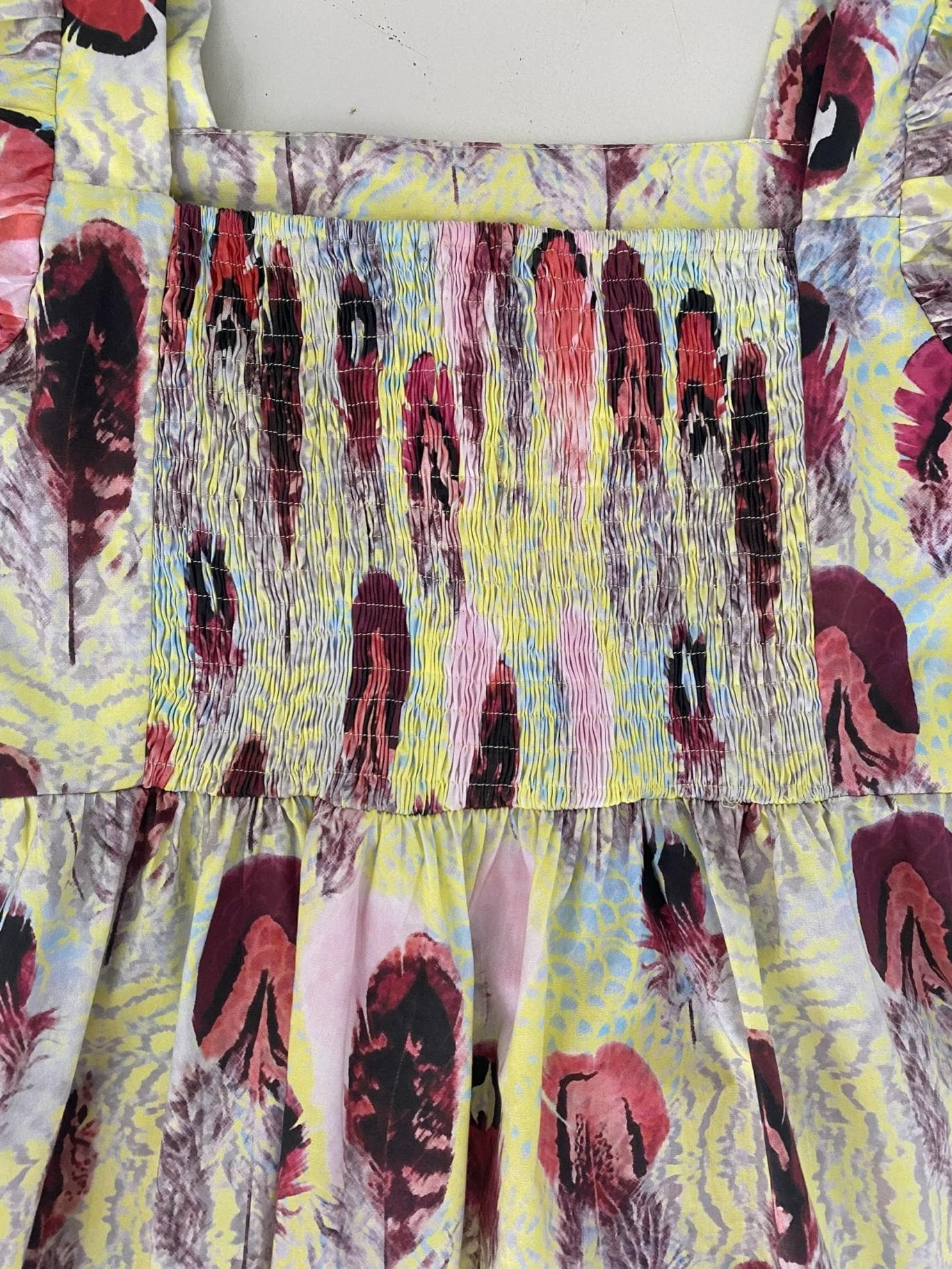 ​FEATHER PRINT COTTON TOP
