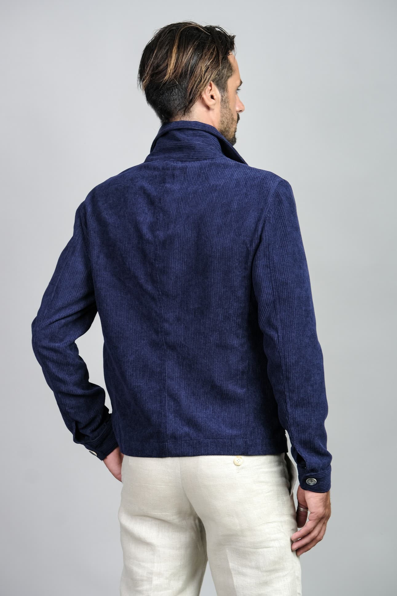 SAINT TROPEZ NAVY CORDUROY JACKET