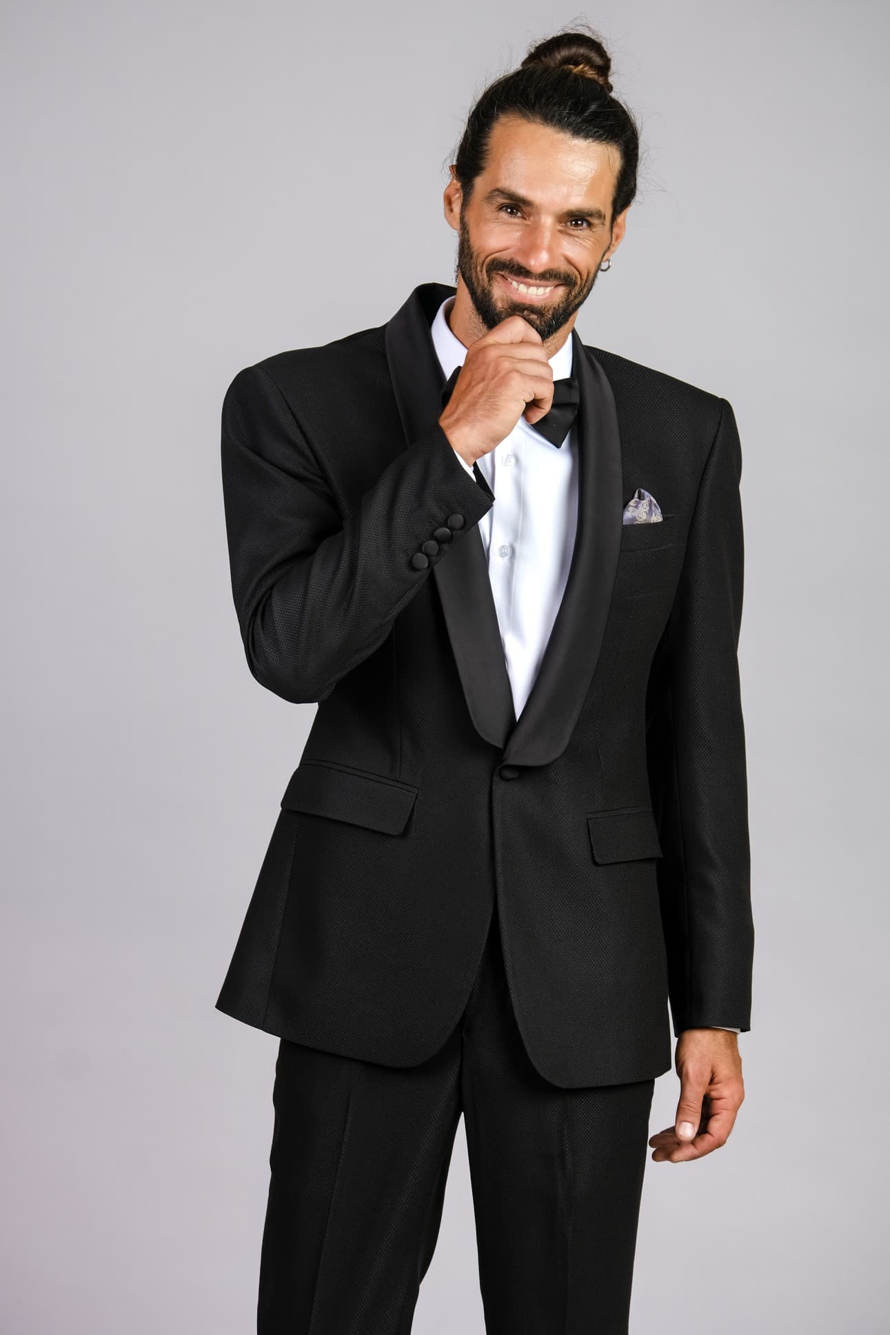 ÁO JACKET TUXEDO VẢI Ý PHA SLIM-FIT