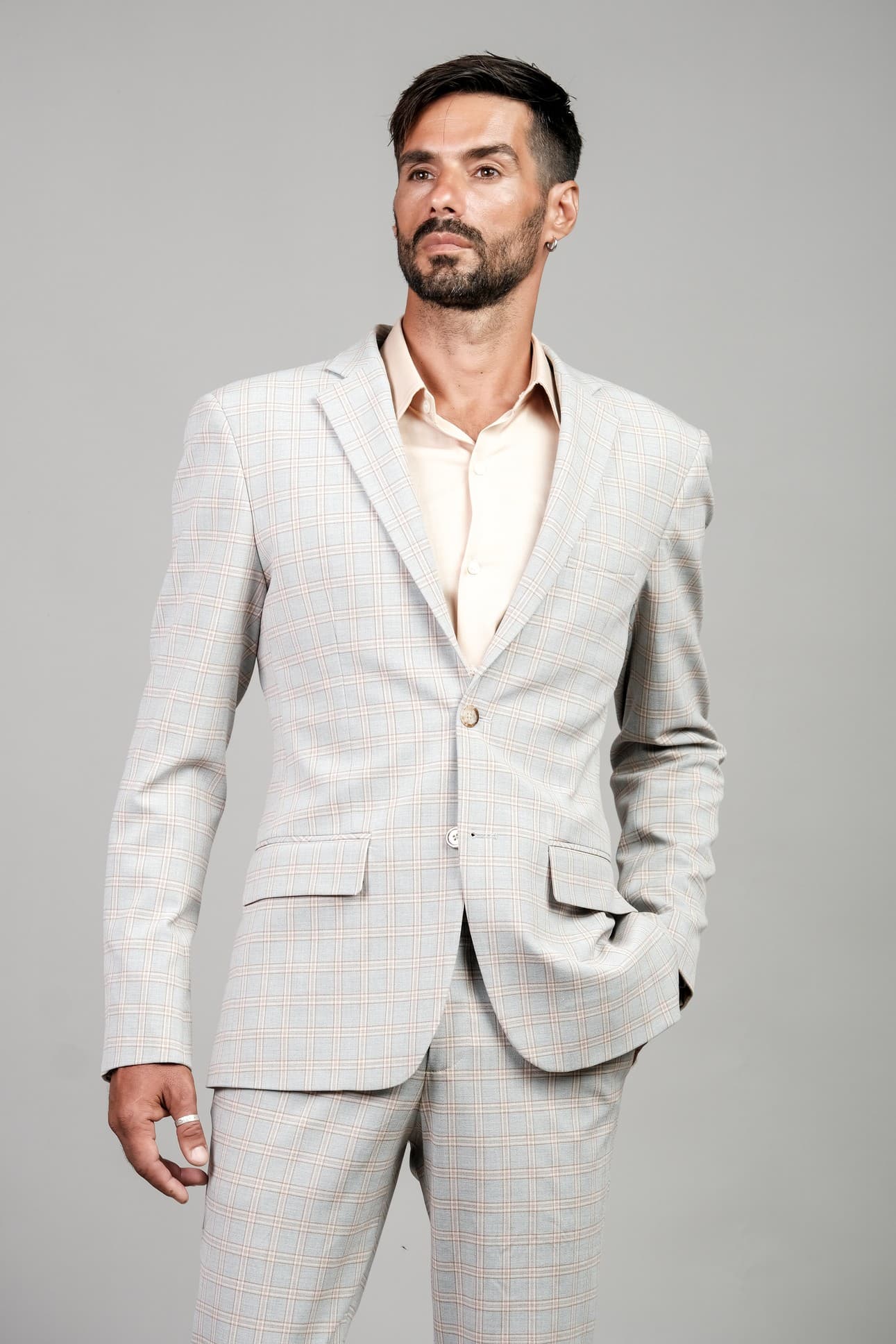 BỘ SUIT 2 MẢNH CARO THANH LỊCH