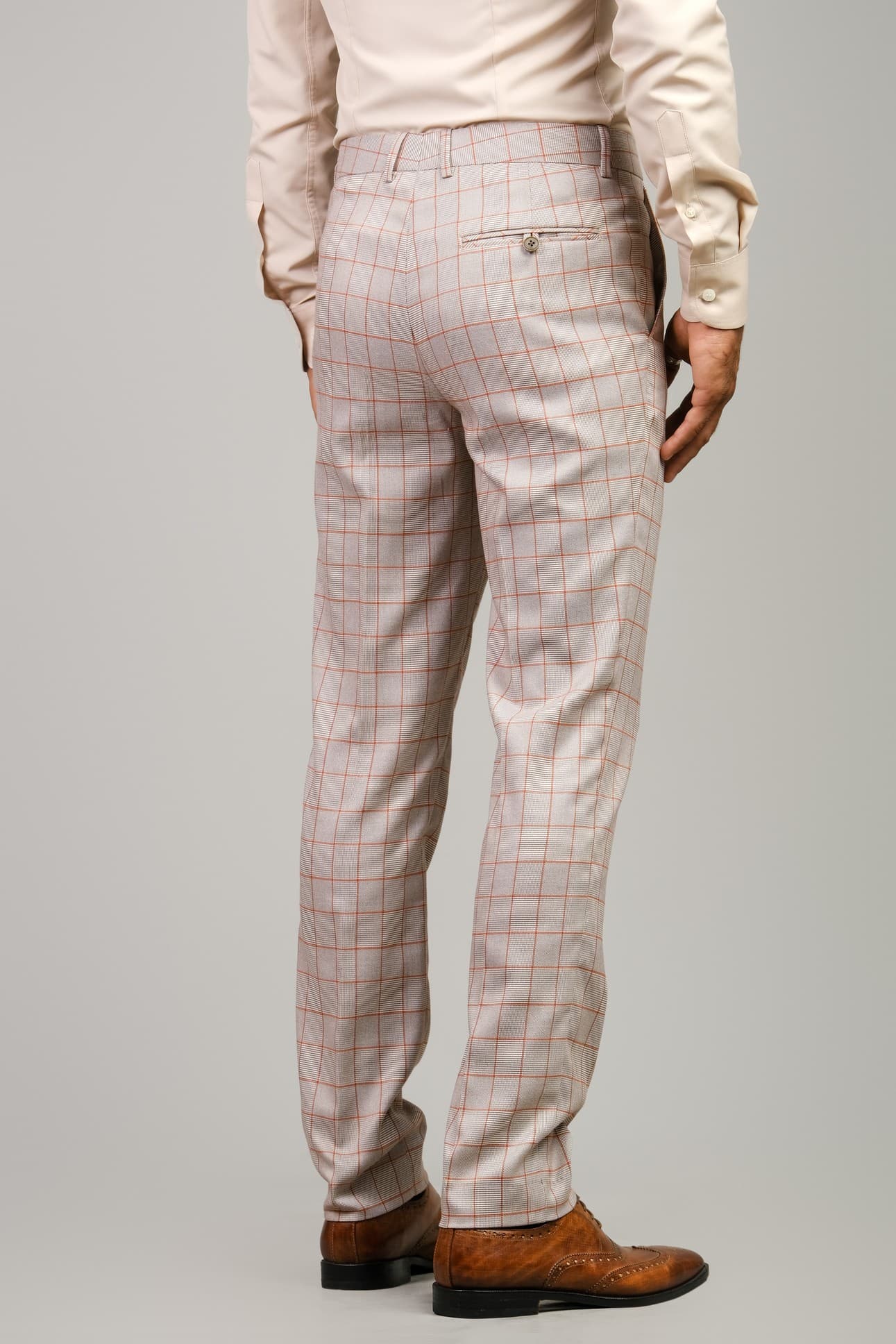 VITTORIO CHECKERED TROUSERS