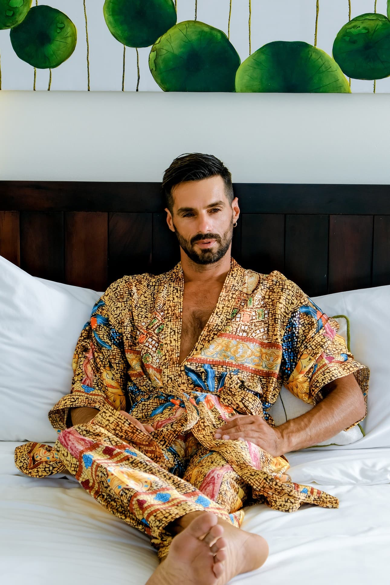 BỘ KIMONO & QUẦN CÙNG HỌA TIẾT