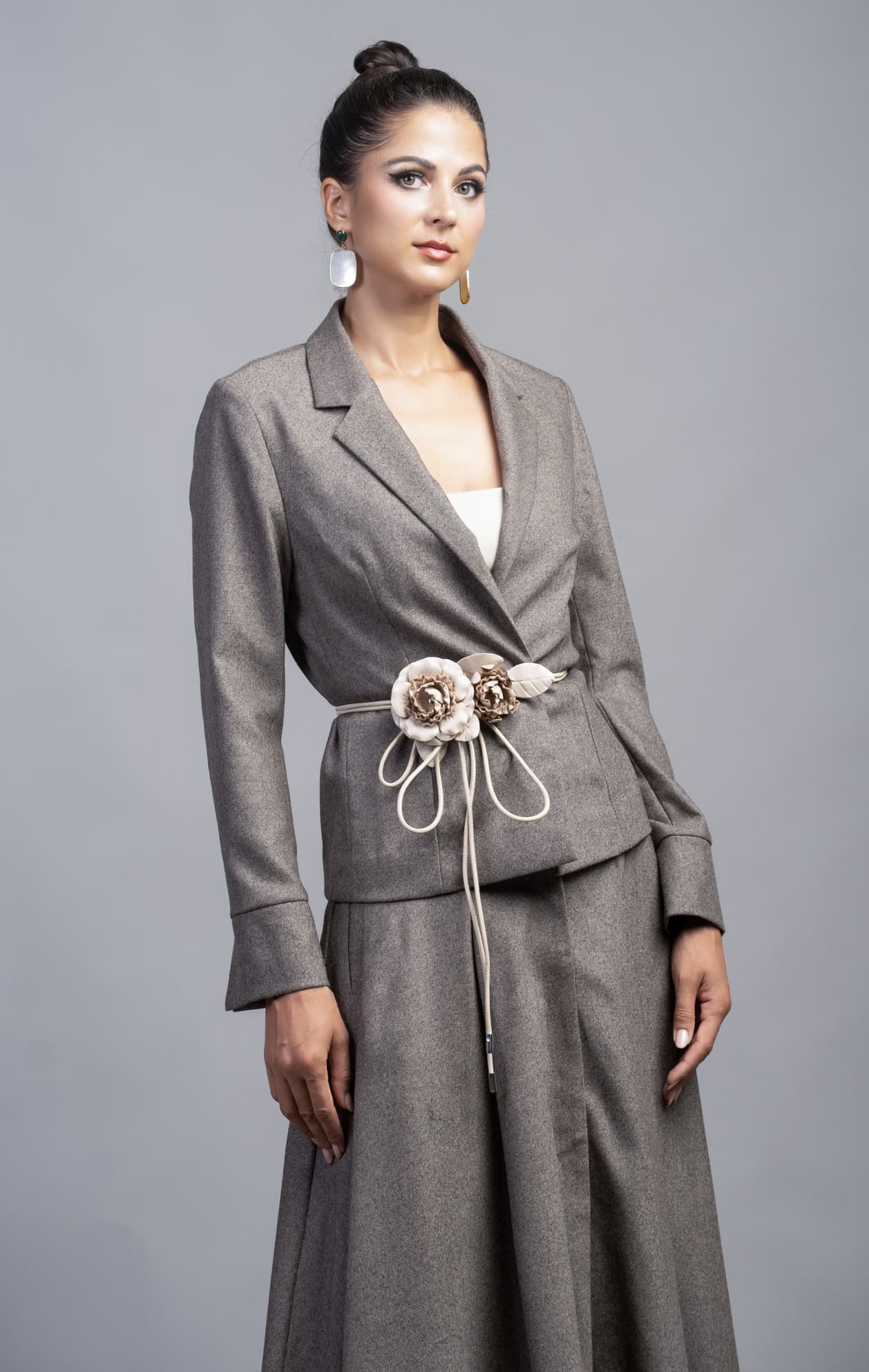 SILVER SERENITY 100% WOOL ENSEMBLE