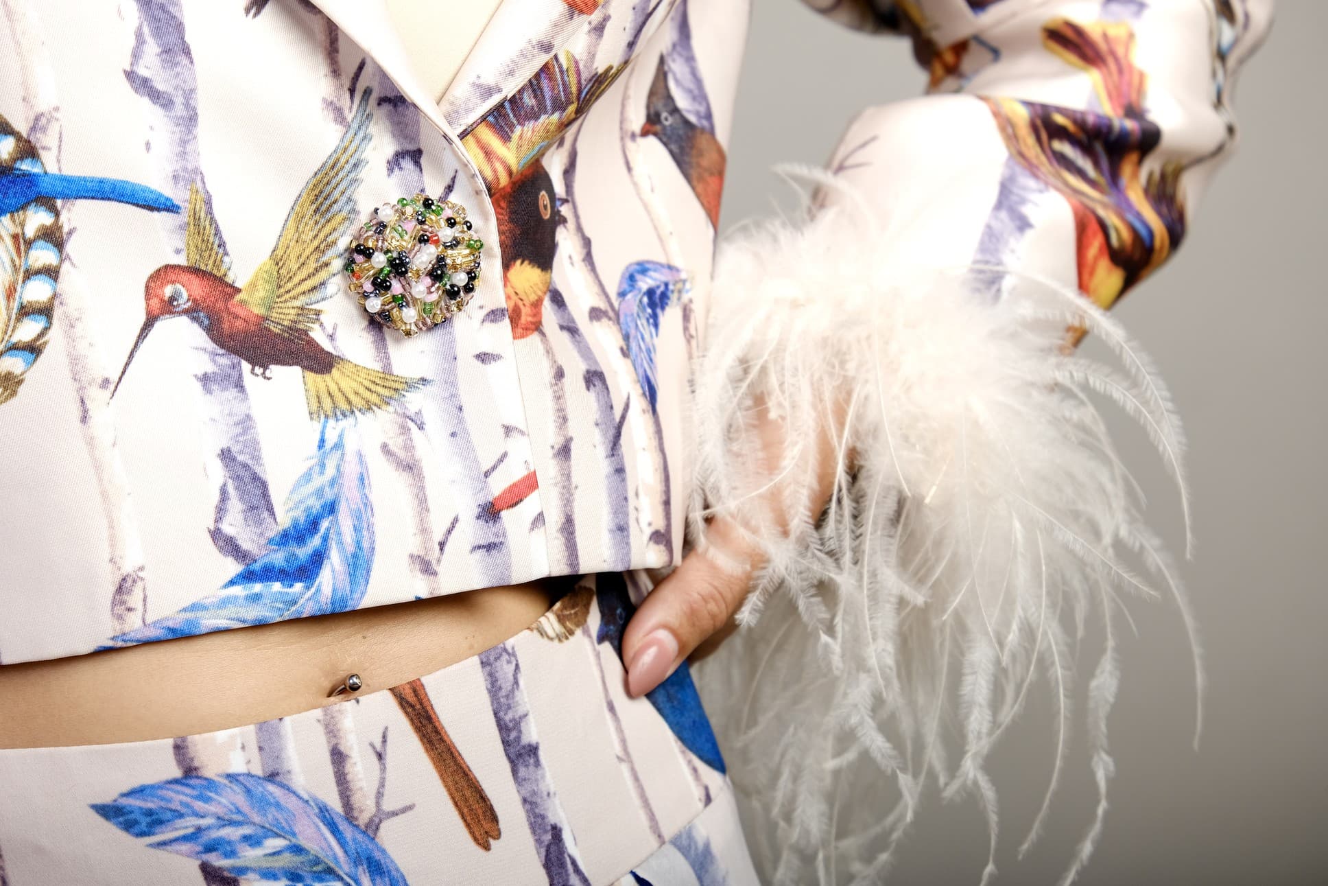 SONGBIRD BROCADE BLAZER