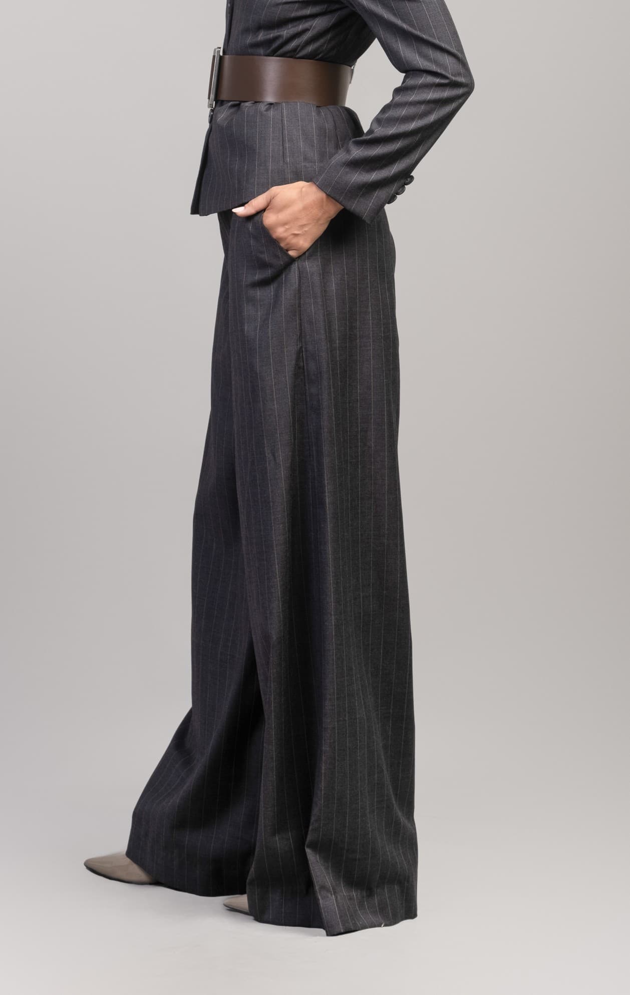 MIDNIGHT PINSTRIPES TROUSERS