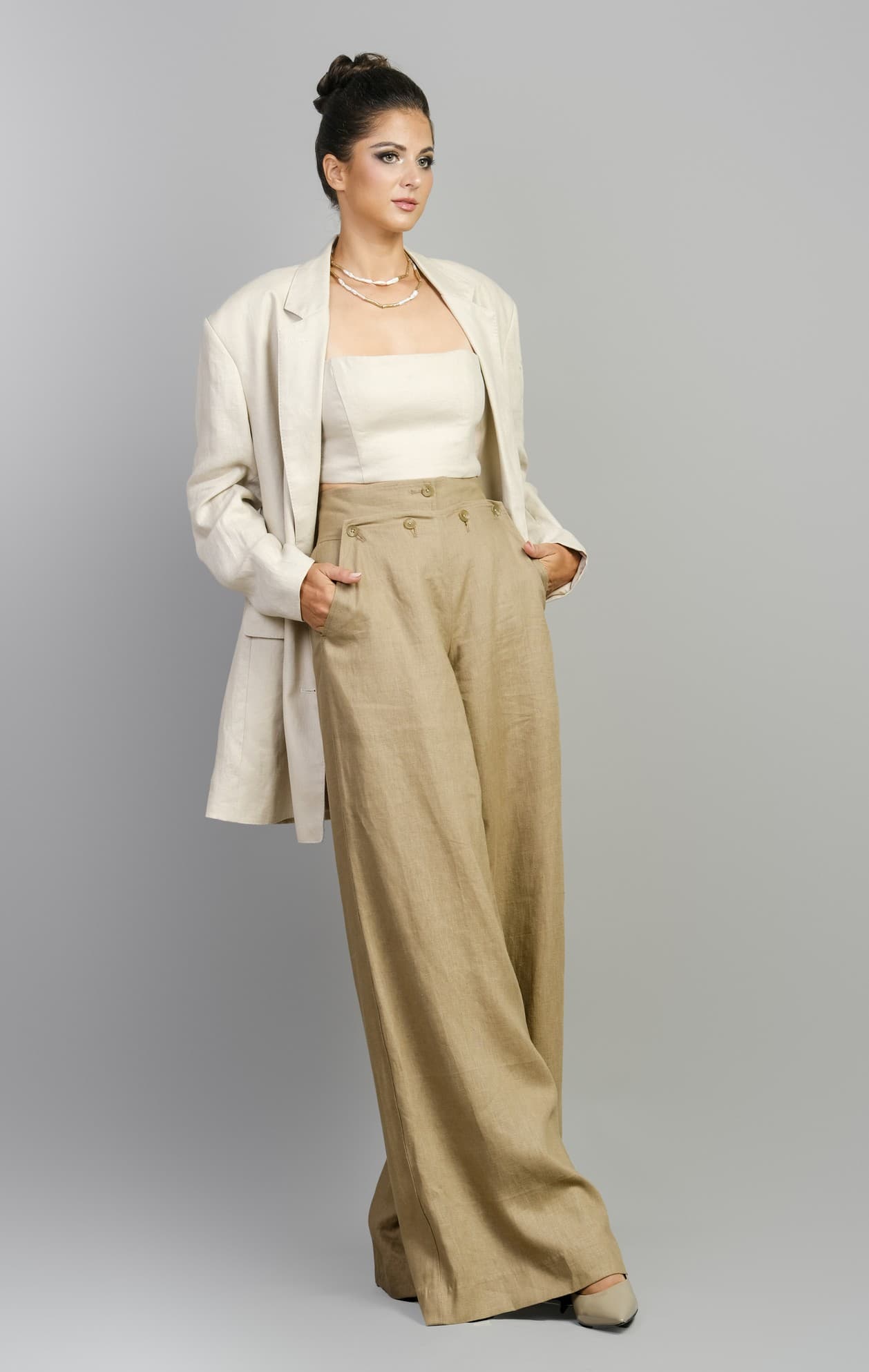 SAHARA LINEN 2-PIECE ENSEMBLE