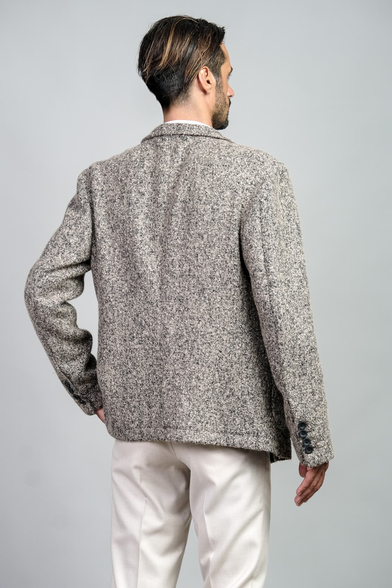 RIVIERA WOOL BLEND SPECKLED JACKET