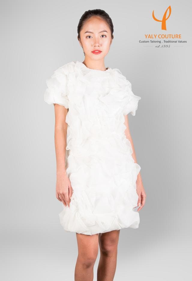 ORGANZA DRESS WITH EMBELLISHMENTS