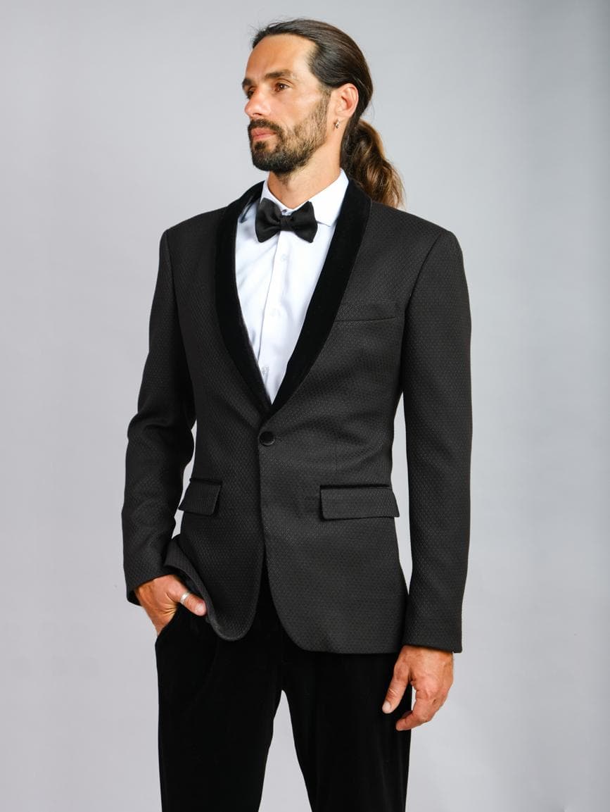 CLASSIC BLACK TUXEDO JACKET