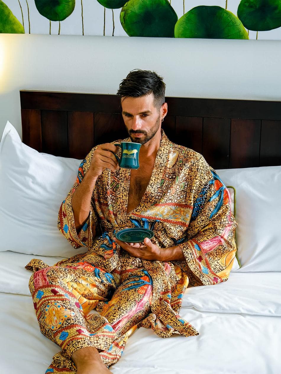 BỘ KIMONO & QUẦN CÙNG HỌA TIẾT