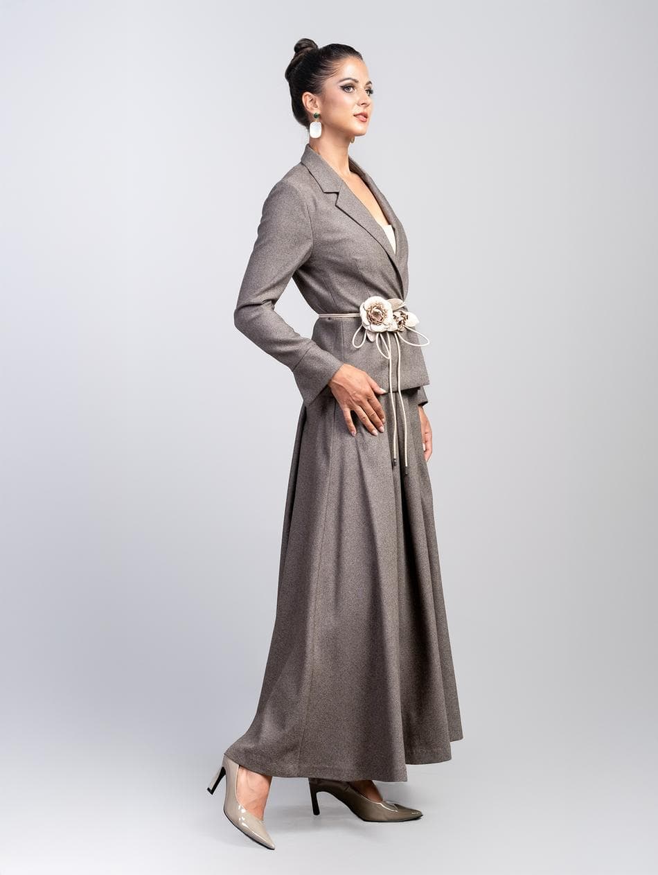 SILVER SERENITY 100% WOOL ENSEMBLE