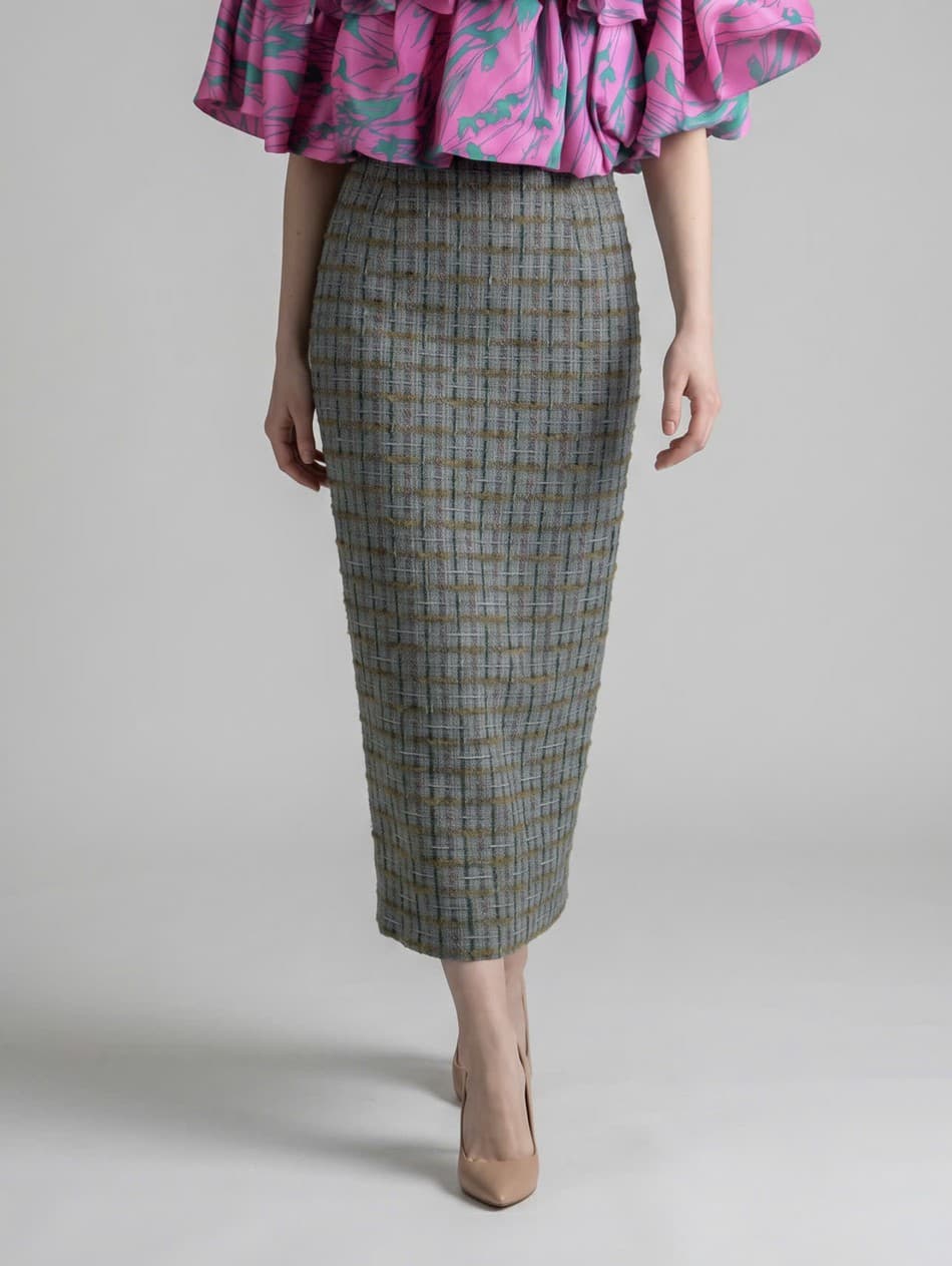 TWEED PENCIL SKIRT