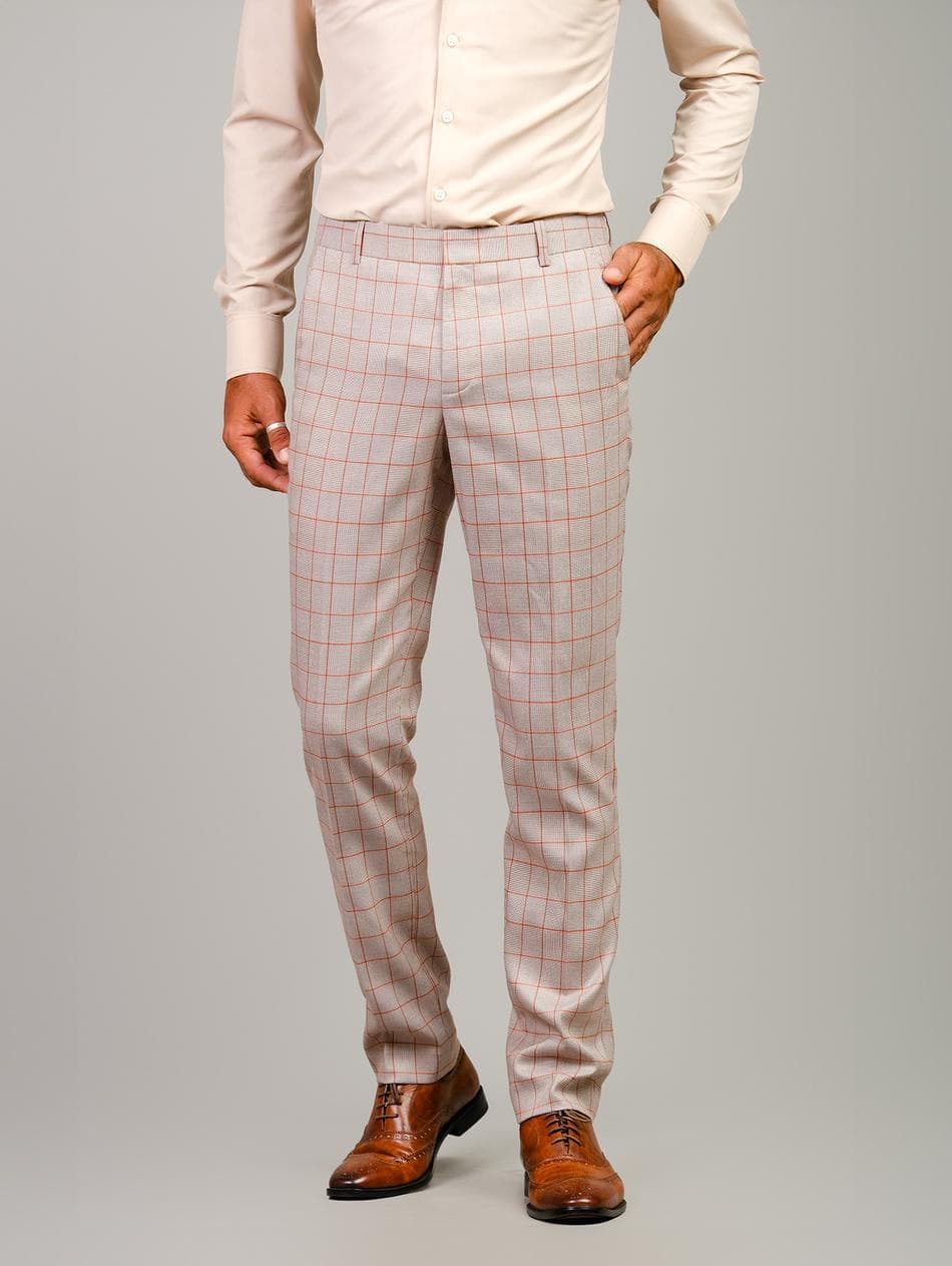 VITTORIO CHECKERED TROUSERS