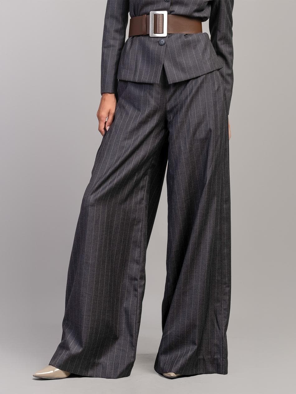 MIDNIGHT PINSTRIPES TROUSERS