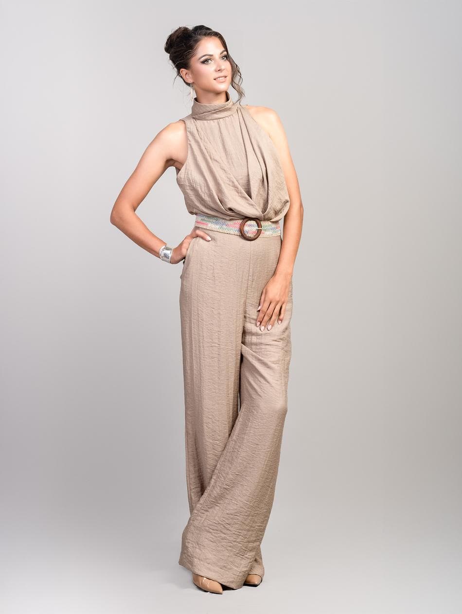 JUMPSUIT LINEN PHA LỤA MỀM MẠI