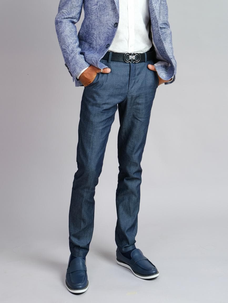 QUẦN VẢI JEANS DÁNG ÔM