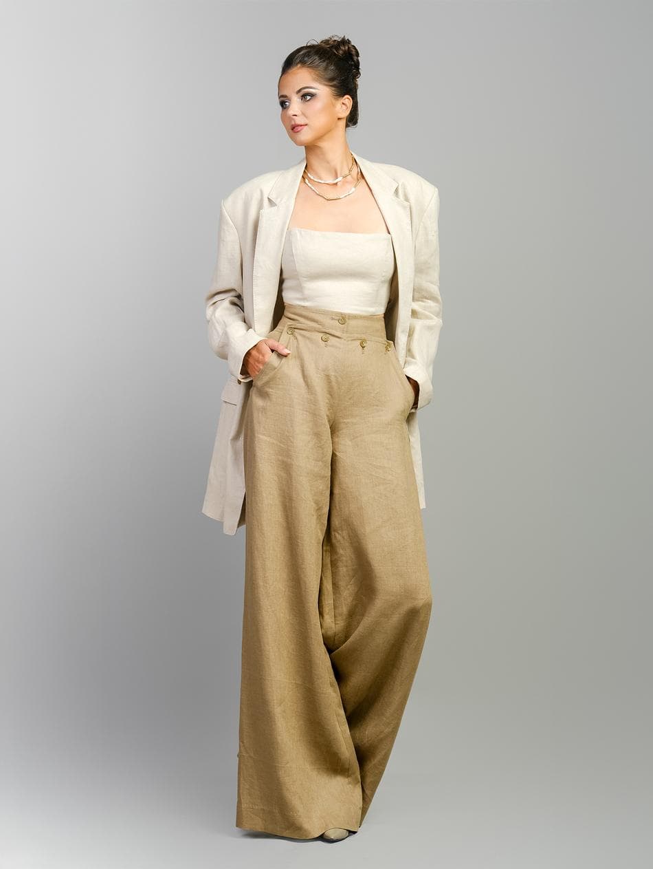 SAHARA LINEN 2-PIECE ENSEMBLE