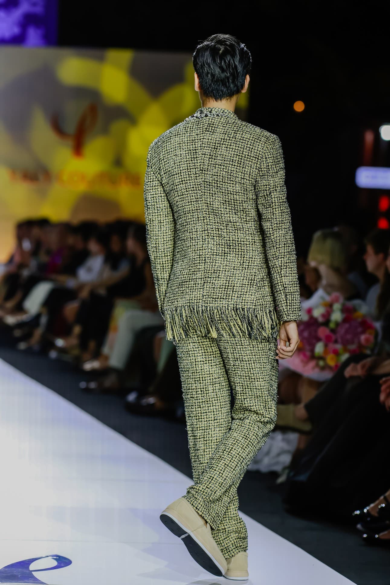 IVORY FRINGE PANTS