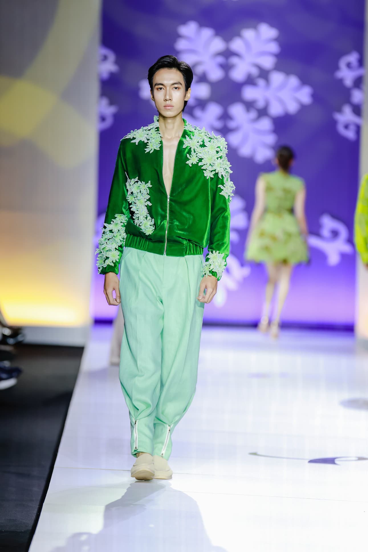 QUẦN LINEN DÁNG RỘNG DÂY KÉO ỐNG.