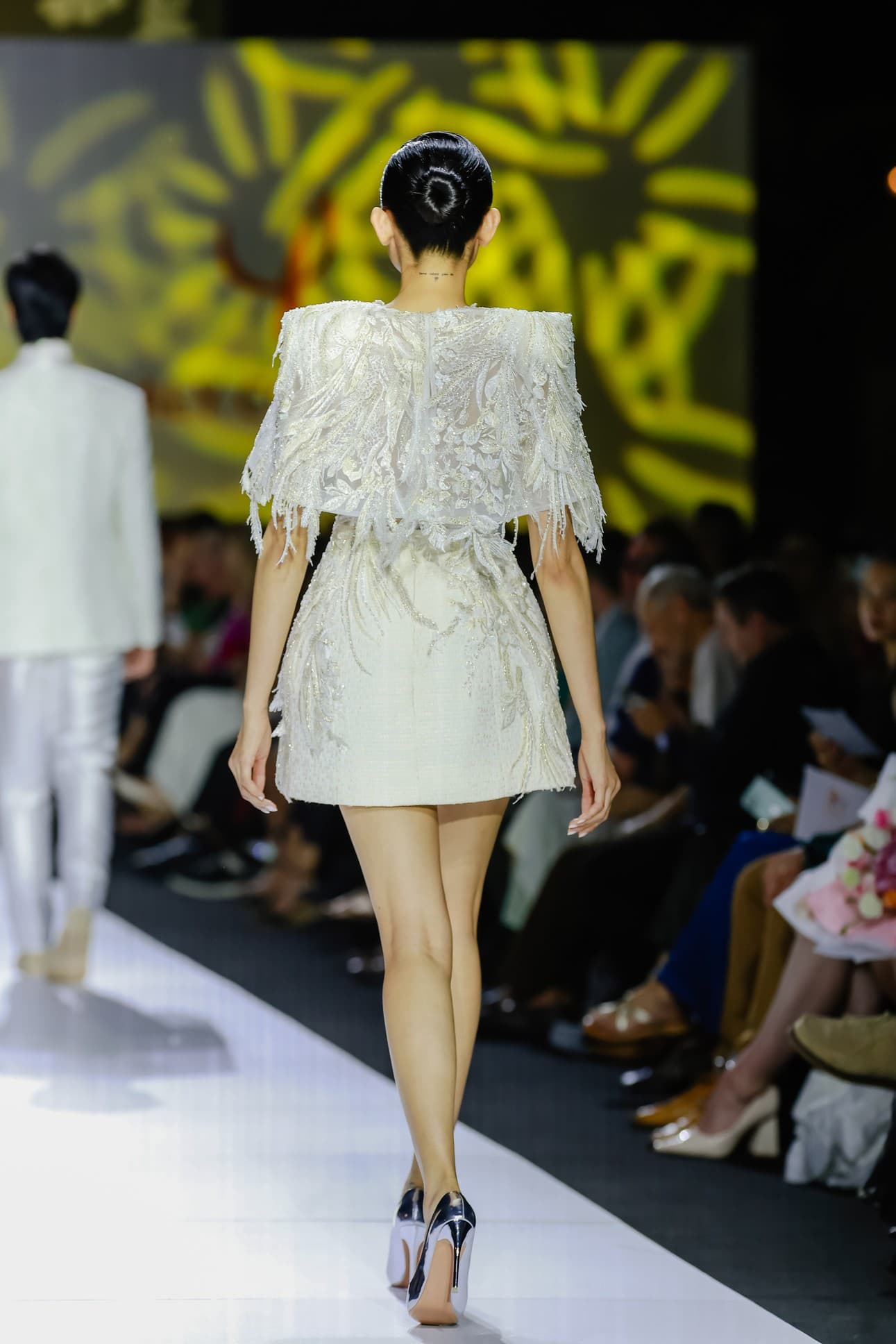 IVORY FLOWING DRESS