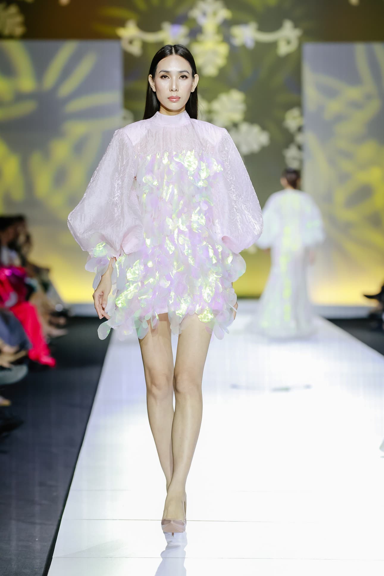 PETAL LUMINESCENCE DRESS