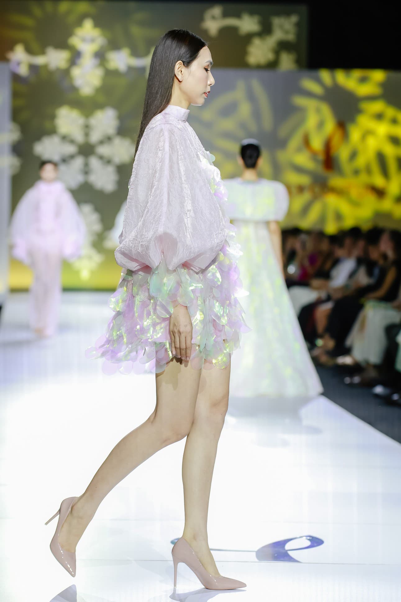 PETAL LUMINESCENCE DRESS