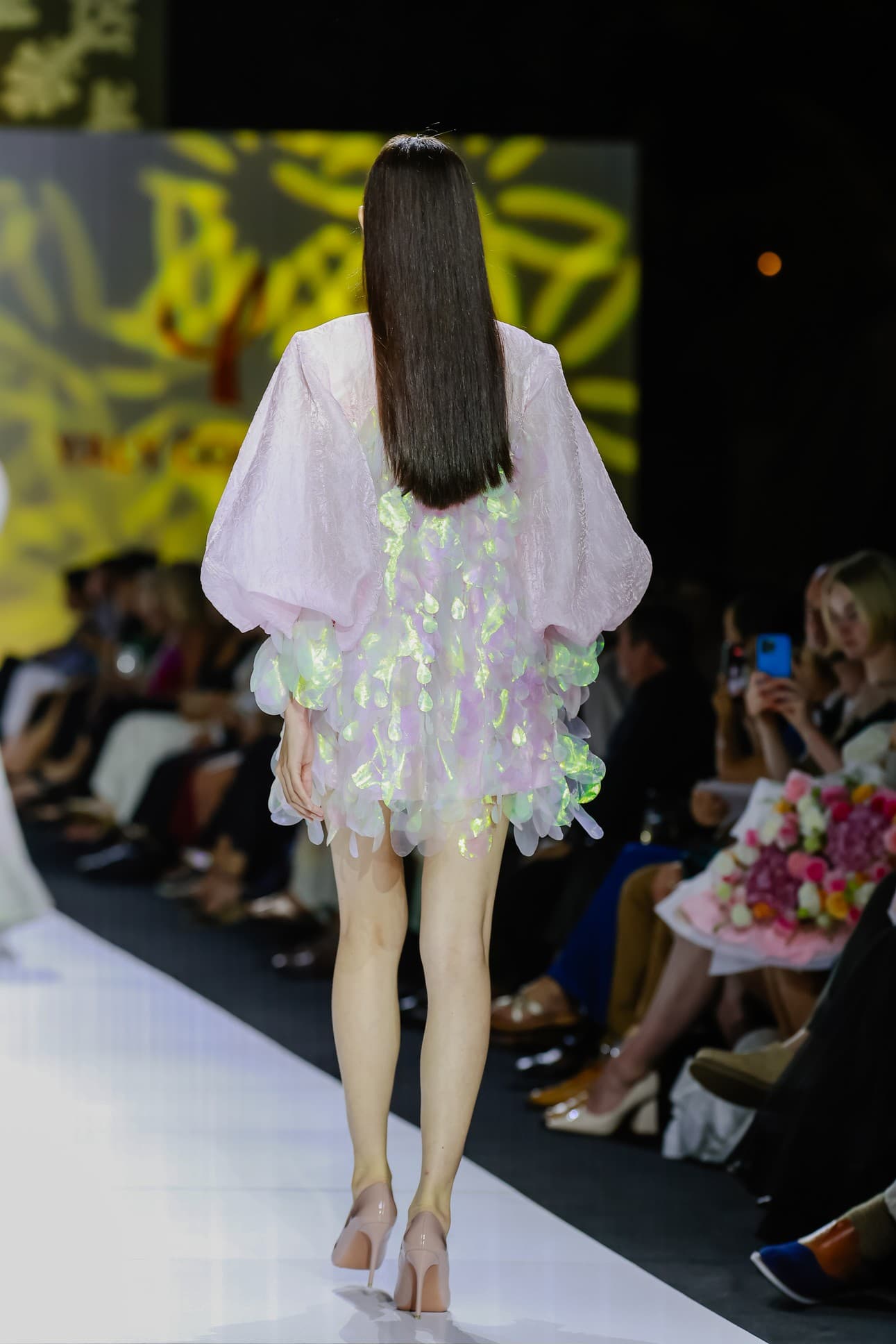 PETAL LUMINESCENCE DRESS