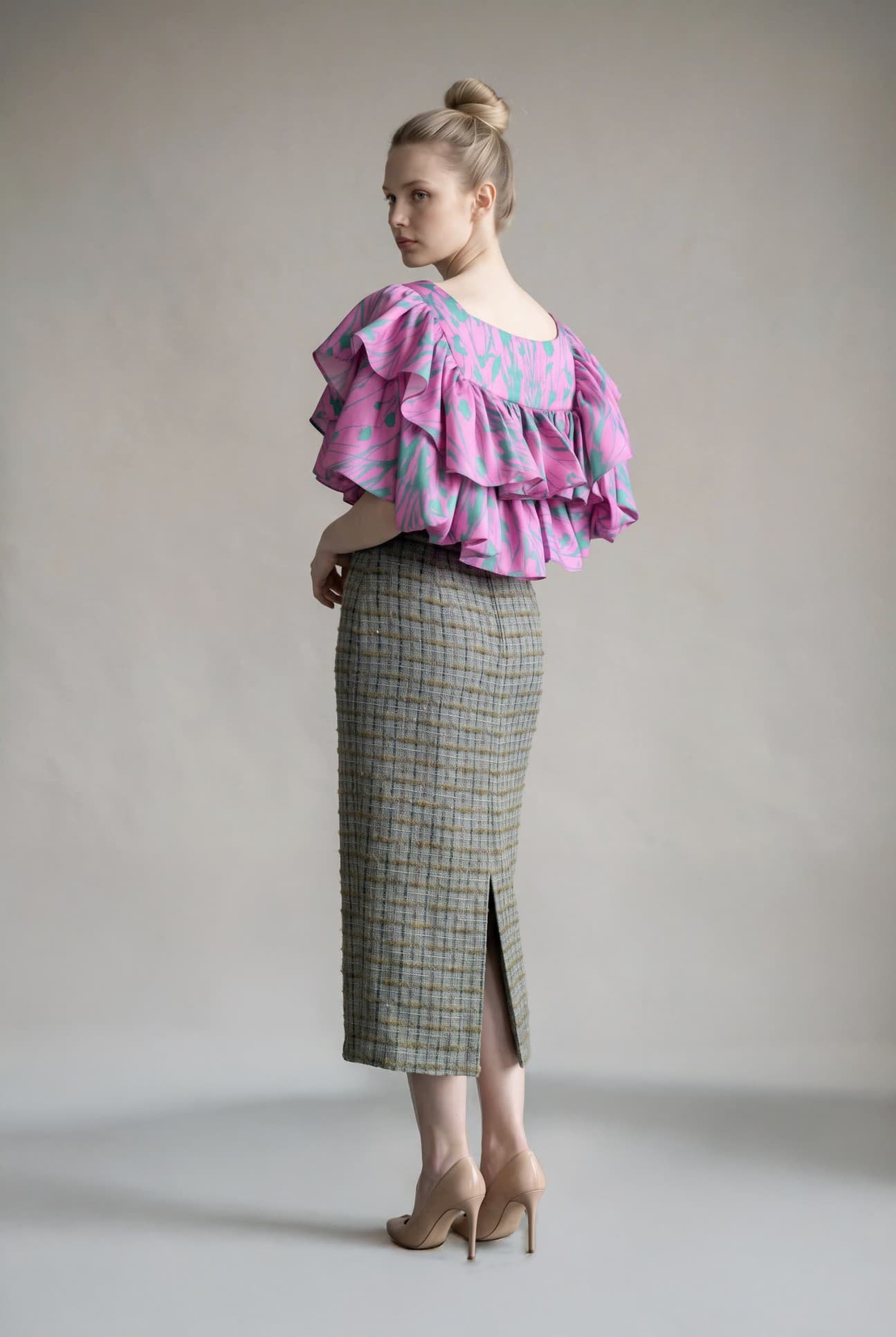 TWEED PENCIL SKIRT